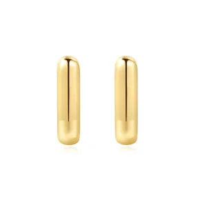 Ania Haie All Jmj & Branded Fashion Jewellery | Gold Dome Oval Huggies
