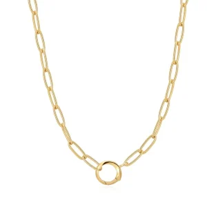 Ania Haie All Jmj & Branded Fashion Jewellery | Gold Plate Charm Link Connector Necklace
