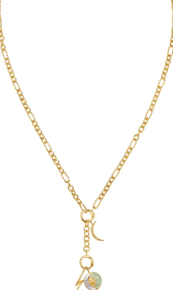 Ania Haie All Jmj & Branded Fashion Jewellery | Gold Plate Cosmic Charm Necklace