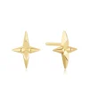 Ania Haie All Jmj & Branded Fashion Jewellery | Gold Plate Cross Stud Earring's