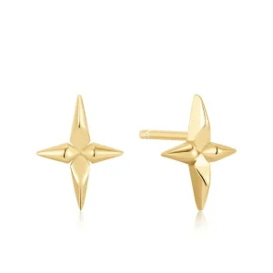 Ania Haie All Jmj & Branded Fashion Jewellery | Gold Plate Cross Stud Earring's