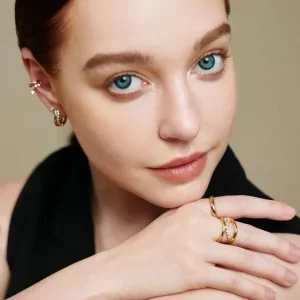 Ania Haie All Jmj & Branded Fashion Jewellery | Gold Plate Curve Dome Band Ring