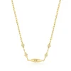 Ania Haie All Jmj & Branded Fashion Jewellery | Gold Plate Geometric CZ Necklace