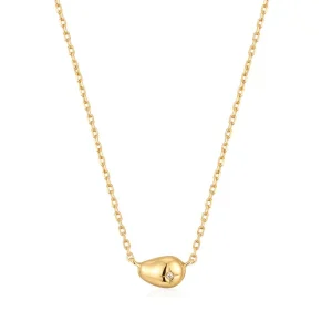 Ania Haie All Jmj & Branded Fashion Jewellery | Gold Plate Pebble Sparkle CZ Necklace
