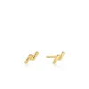 Ania Haie All Jmj & Branded Fashion Jewellery | Gold Plate Smooth Twist Stud Earring's