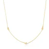 Ania Haie All Jmj & Branded Fashion Jewellery | Gold Plate Twisted Wave CZ Necklace