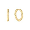 Ania Haie All Jmj & Branded Fashion Jewellery | Gold Plated Medium Huggie Hoop Earrings