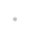 Ania Haie All Jmj & Branded Fashion Jewellery | Rhodium Plated Silver Sparkle Flower CZ Single Cartilage Stud