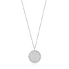 Ania Haie All Jmj & Branded Fashion Jewellery | Rhodium Plated Silver Rope Disc Necklace