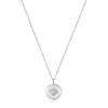 Ania Haie All Jmj & Branded Fashion Jewellery | Rhodium Plated Silver Mother of Pearl Sun Necklace