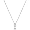 Ania Haie All Jmj & Branded Fashion Jewellery | Rhodium Plated Silver Padlock Pearl Necklace