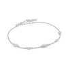 Ania Haie All Jmj & Branded Fashion Jewellery | Rhoduim Plate Silver Kyoto Opal Silver Bracelet