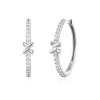 Ania Haie All Jmj & Branded Fashion Jewellery | Silver Cross Hoop Earrings