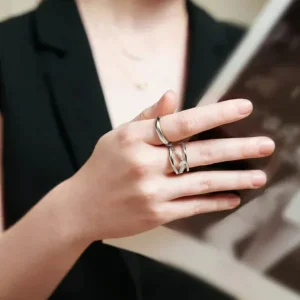 Ania Haie All Jmj & Branded Fashion Jewellery | Silver Curve Dome Band Ring