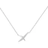 Ania Haie All Jmj & Branded Fashion Jewellery | Silver CZ Kiss Pavé Necklace