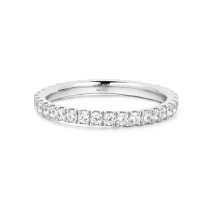 Ania Haie All Jmj & Branded Fashion Jewellery | Silver CZ Pave Ring - Size 56