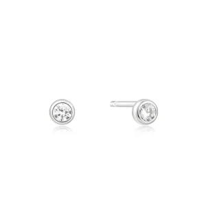 Ania Haie All Jmj & Branded Fashion Jewellery | Silver Solitaire CZ Stud Earrings