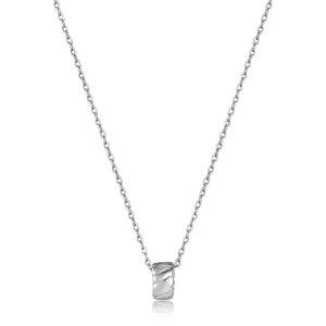 Ania Haie All Jmj & Branded Fashion Jewellery | Sterling Silver Smooth Twist Pendant Necklace