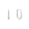 Ania Haie All Jmj & Branded Fashion Jewellery | Sterling Silver Oval Huggies