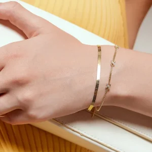 Ania Haie All Jmj & Branded Fashion Jewellery | Yellow Gold Cross Station Bracelet