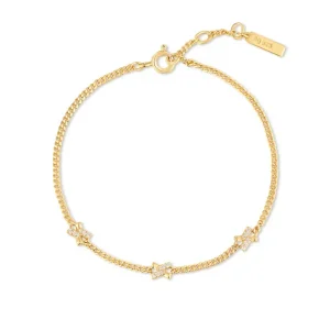Ania Haie All Jmj & Branded Fashion Jewellery | Yellow Gold Cross Station Bracelet