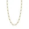 Ania Haie All Jmj & Branded Fashion Jewellery | Yellow Gold Plate Chunky Paper Link Necklace