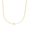 Ania Haie All Jmj & Branded Fashion Jewellery | Yellow Gold Plate Sparkle Chunky Pearl Necklace