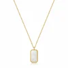 Ania Haie All Jmj & Branded Fashion Jewellery | Yellow Gold Plate Mother of Pearl Evil Eye Pendant Necklace