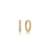 Ania Haie All Jmj & Branded Fashion Jewellery | Yellow Gold Plated Gold Orb Bead Hoop's