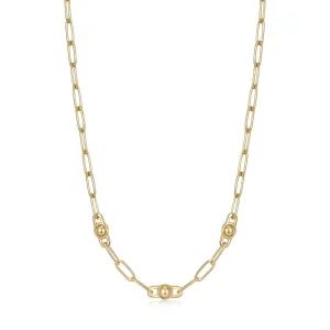 Ania Haie All Jmj & Branded Fashion Jewellery | Yellow Gold Plate Multi Orb Link Chunky Necklace