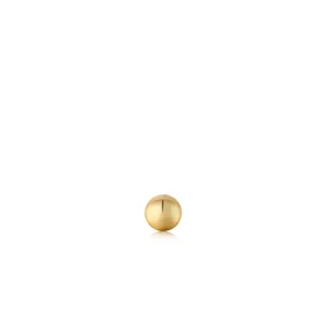 Ania Haie All Jmj & Branded Fashion Jewellery | Yellow Gold Plate Mini Sphere Single Stud Earring