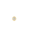 Ania Haie All Jmj & Branded Fashion Jewellery | Yellow Gold Plate Sparkle Bezel CZ Single Cartilage Stud
