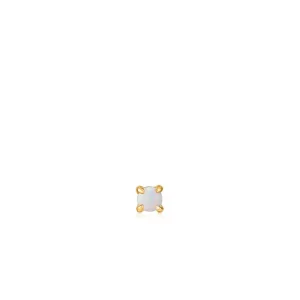 Ania Haie All Jmj & Branded Fashion Jewellery | Yellow Gold Plated Kyoto Opal Single Stud Earring