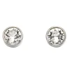 Jack Murphy Jewellers Jmj Birthstone Jewellery | Jmj Sterling Silver Jewellery | April Sterling Silver Crystal Birthstone Earrings