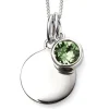 Jack Murphy Jewellers Jmj Birthstone Jewellery | Jmj Sterling Silver Jewellery | August Sterling Silver Crystal Birthstone Personalising Necklace