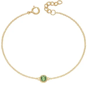 Jack Murphy Jewellers Jmj Birthstone Jewellery | August Yellow Gold Plate Crystal Birthstone Bracelet