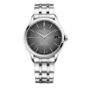 Baume & Mercier Mens Baume Et Mercier Watches | 40mm Auto Clifton Black Date Dial Steel Link Watch