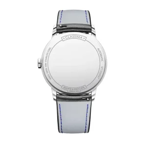 Baume & Mercier Mens Baume Et Mercier Watches | 42mm Auto Classima Black Date Dial Leather Watch