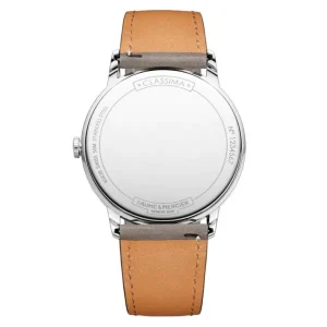 Baume & Mercier Mens Baume Et Mercier Watches | 40mm Classima Green & Date Dial Leather Watch