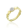 Chimento Jmj Diamond Set Jewellery | Armillas Glow 18ct Yellow Gold Diamond Disc Ring