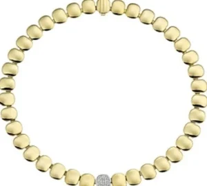 Chimento Jmj Gold Jewellery | Double Joint 18ct Gold & Diamond Necklace