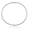 Chimento Jmj Gold Jewellery | Stretch 18ct White Gold & Diamond Necklace