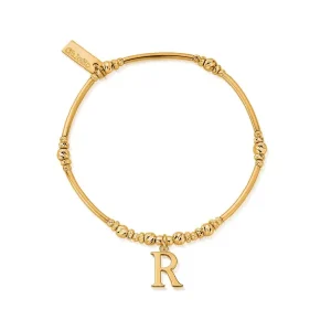 ChloBo All Jmj & Branded Fashion Jewellery | Gold Plated Iconic Letter 'R' Bracelet
