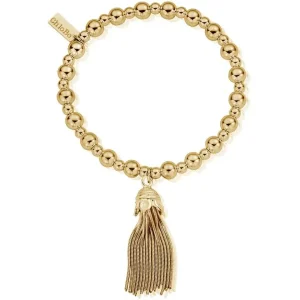 ChloBo All Jmj & Branded Fashion Jewellery | Gold Plated Mini Beaded Tassel Bracelet