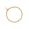 ChloBo All Jmj & Branded Fashion Jewellery | Yellow Gold Plated Dainty Sparkle Bead Bracelet