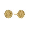 ChloBo All Jmj & Branded Fashion Jewellery | 18ct Gold Plated Botanical Beauty Stud Earrings