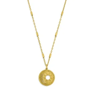 ChloBo All Jmj & Branded Fashion Jewellery | 18ct Yellow Gold Plated Midnight Gaze Necklace