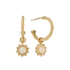 ChloBo All Jmj & Branded Fashion Jewellery | 18ct Yellow Gold Plated New Hope Hoop Earrings