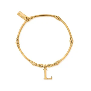 ChloBo All Jmj & Branded Fashion Jewellery | Gold Plated Iconic Letter 'L' Bracelet