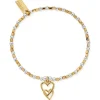 ChloBo All Jmj & Branded Fashion Jewellery | Silver & Gold Plated Interlocked Love Heart Bracelet